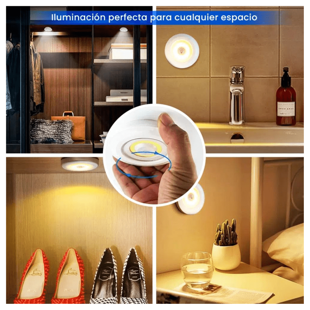 Set de 3 Luces Led Con Control